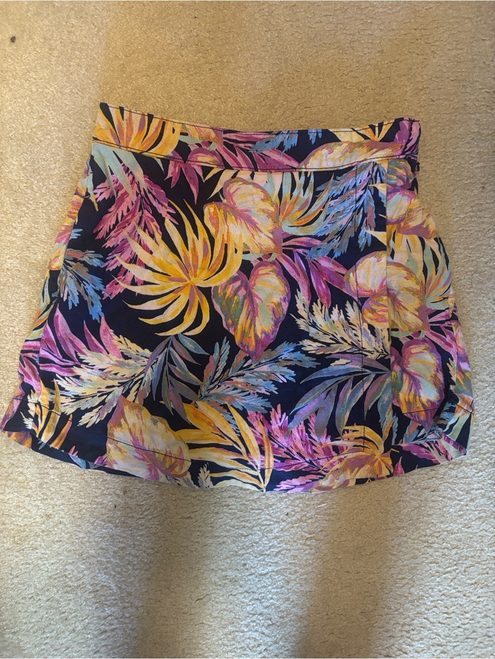St. John's Bay Black Floral-Print skorts